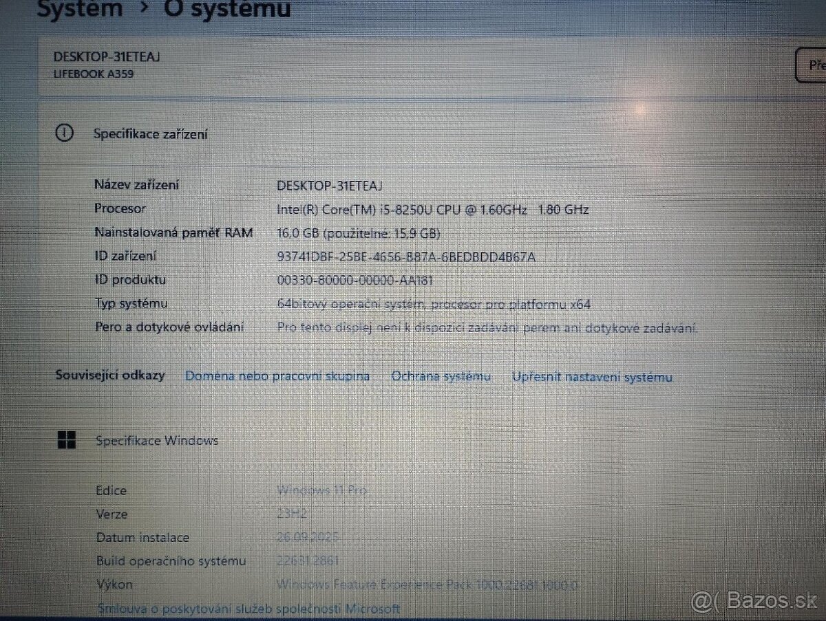 Fujitsu Life A359 i5/16GB/Win11 - 2