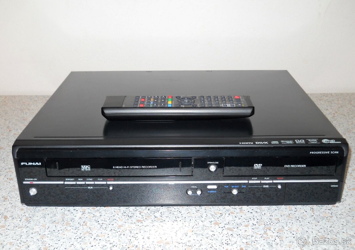 VHS-DVD rekordér FUNAI WD6D-M101 - 2