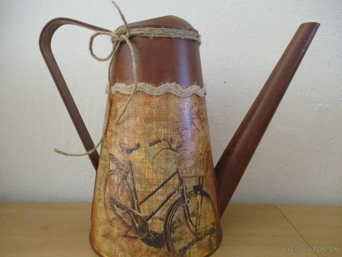 Kovová krhlička bicykel - 2