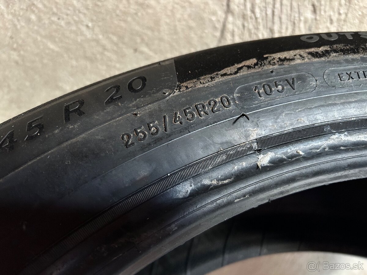 255 / 45 R20 letná sada Michelin - 2