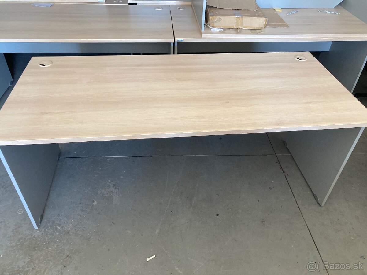 pisaci stol (drevodekor/svetlosiva) - 2