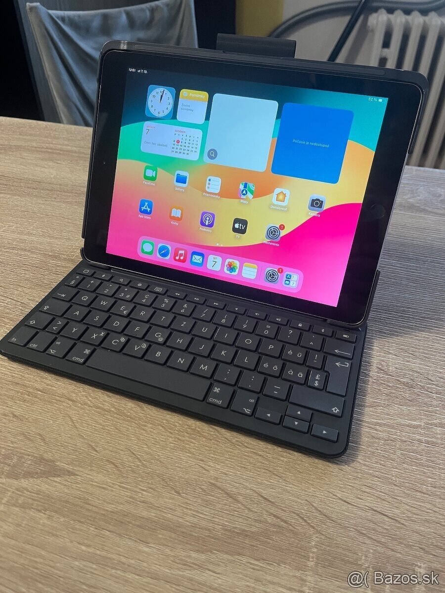 9,7” tablet iPad 6 generácie / 128GB TOP stav + klávesnica - 2