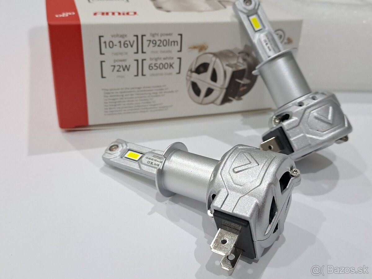 LED žiarovky H3 – 72W - 7920 Lm - Canbus - 2