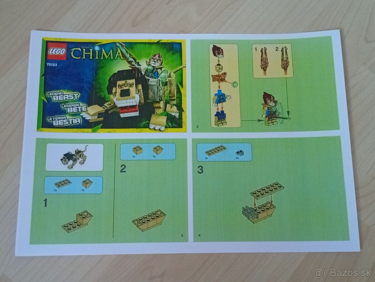 70123 Chima Lev - šelma Legendy - 2