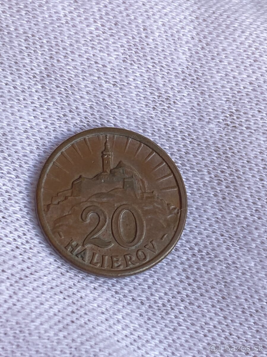 Slovenský štát - 20 halierov 1942 - 2