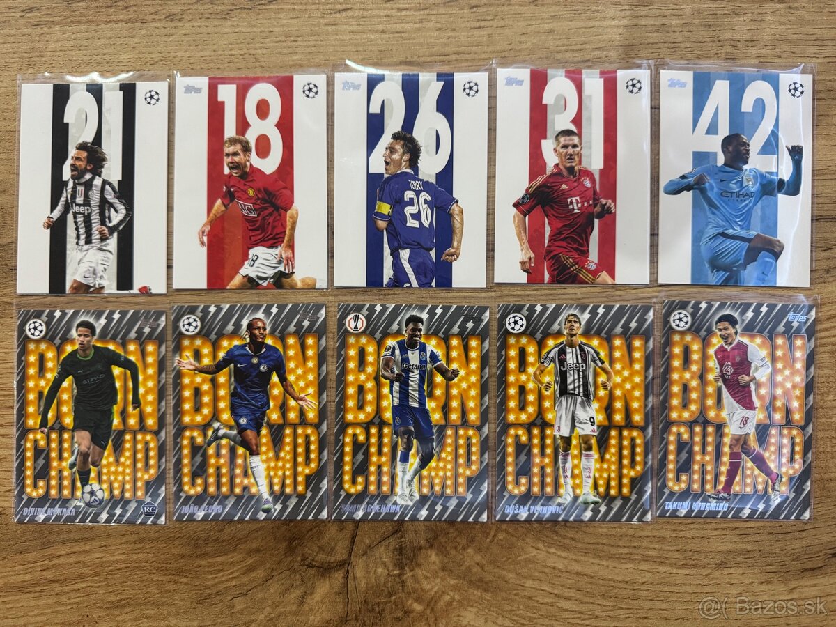 Futbalové kartičky Topps - 2