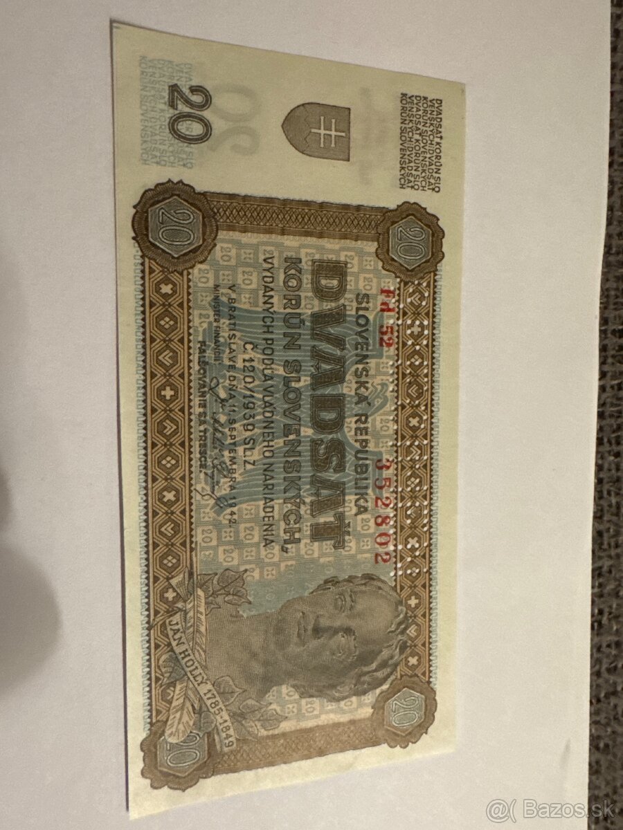 20 korun Sloveskych - 2
