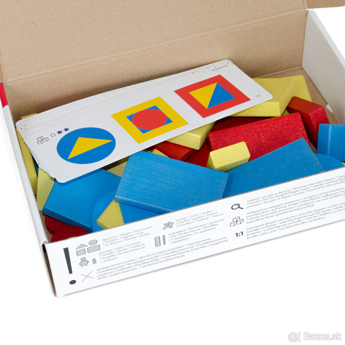 Montessori logická hra Dienes – úplne nová, nerozbalená - 2