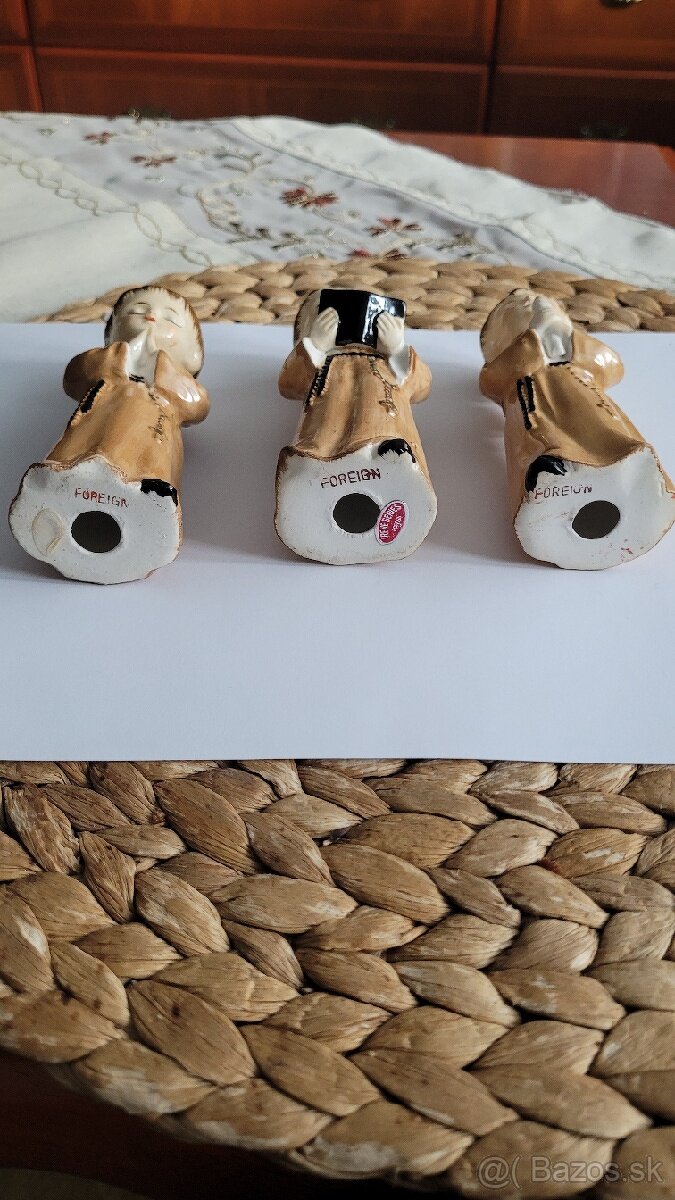 Traja mnísi z porcelánu - 2