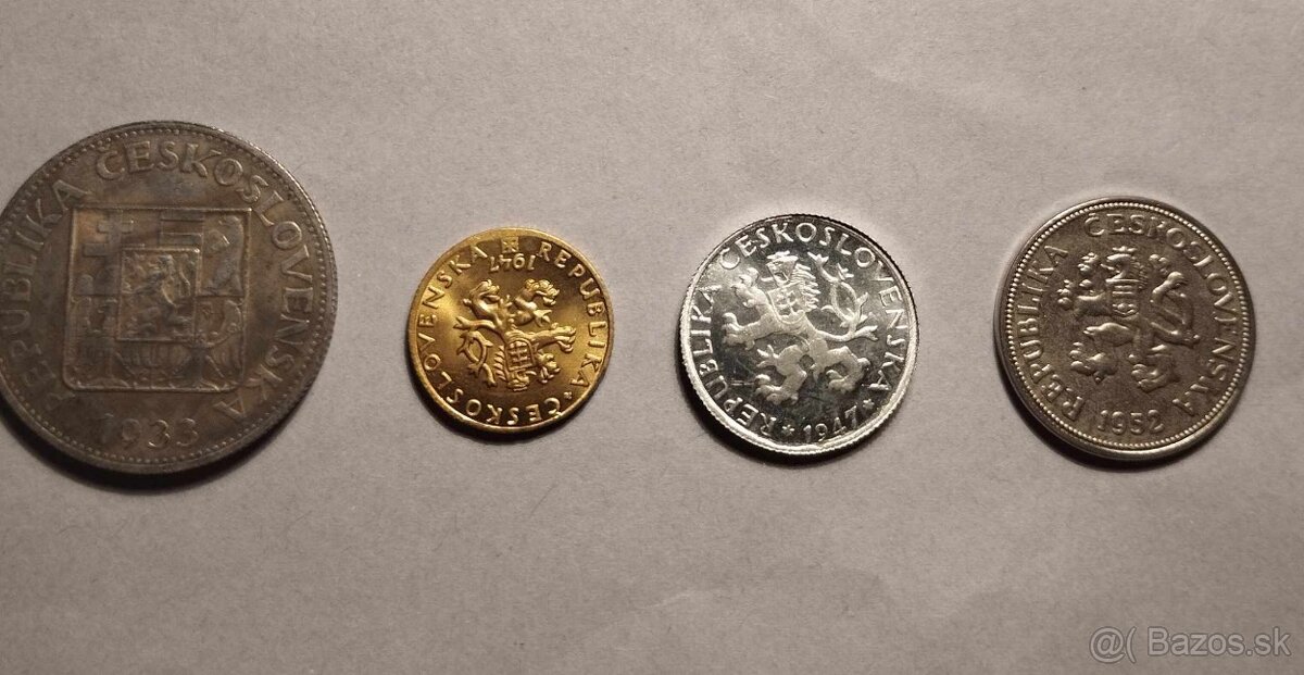 REPLIKY najvzácnejších ČS mincí - 2