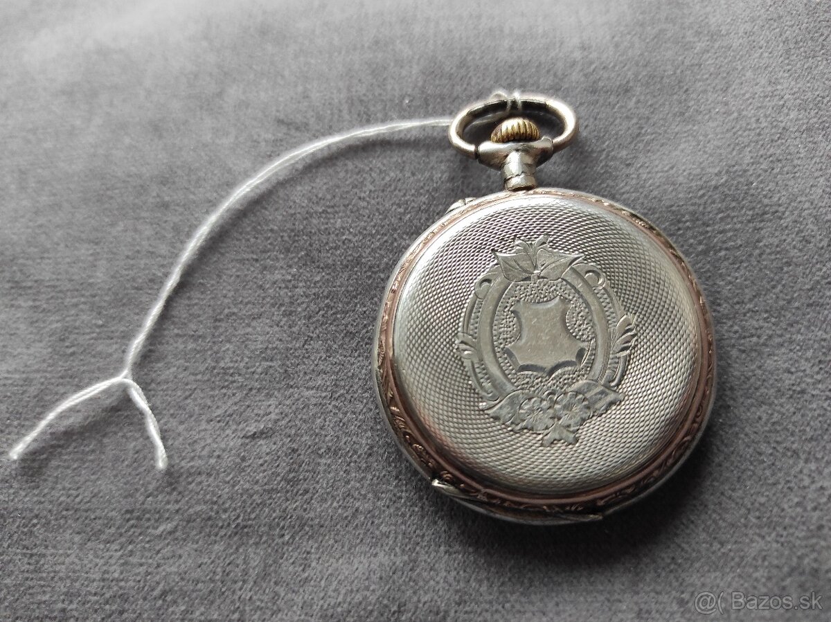 Vreckove hodínky cylindre striebro - 2