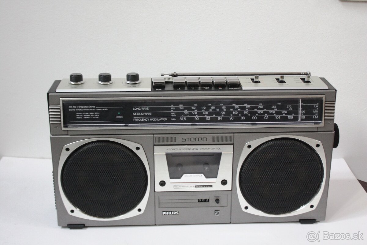 predám BOOM-BOX PHILIPS 513 AM-FM SPATIAL STEREO - 2