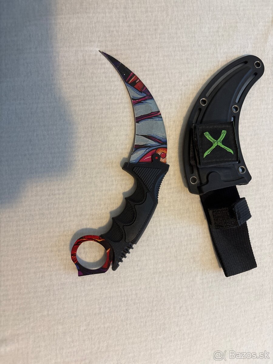 Nožík Karambit s dizajnom - 2