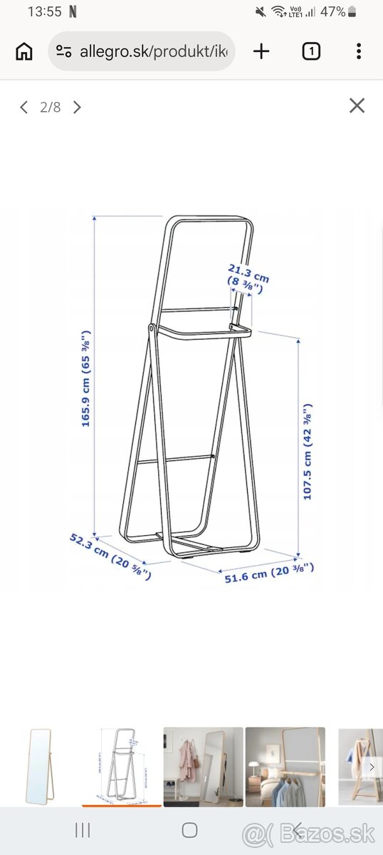 Zrkadlo ikea - 2