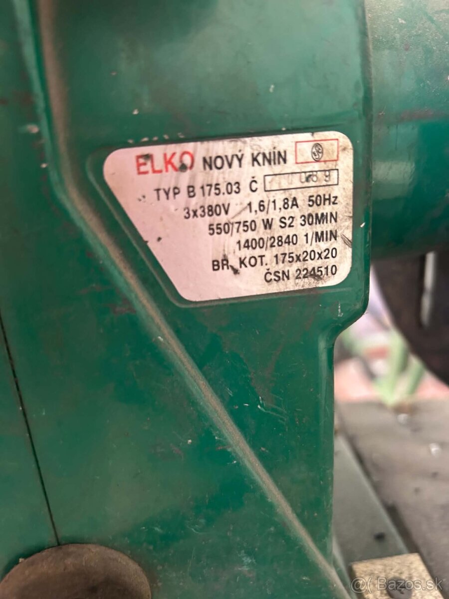 Predáma el. brúsku ELKO, Typ B 175.03 - 2