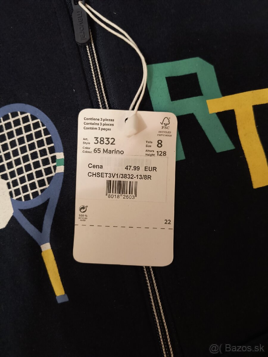 Tepláková súprava+ kraťasy 128 - 2