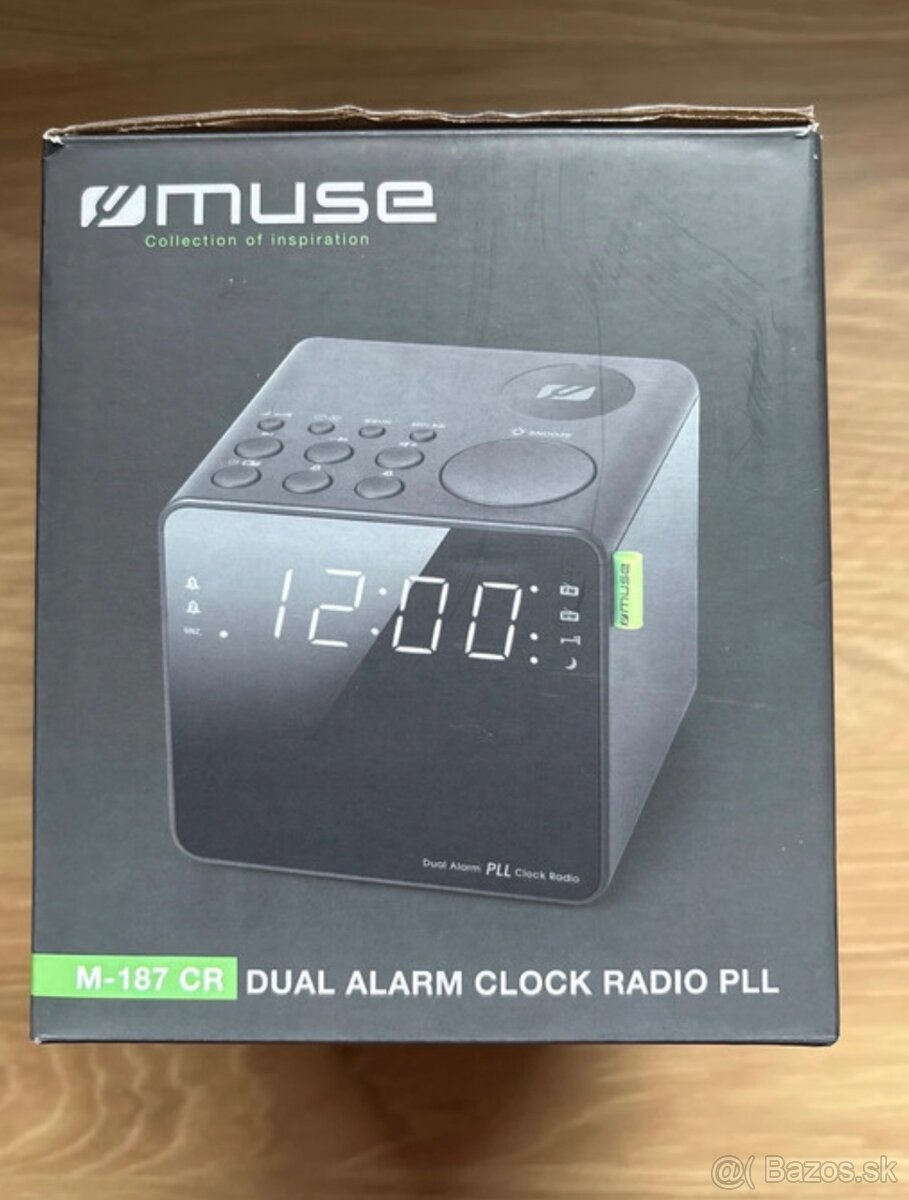 Rádiobudík MUSE M-187CR čierny - 2