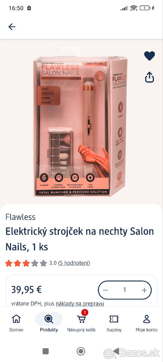 Brúska na nechty - nepoužitá - 2