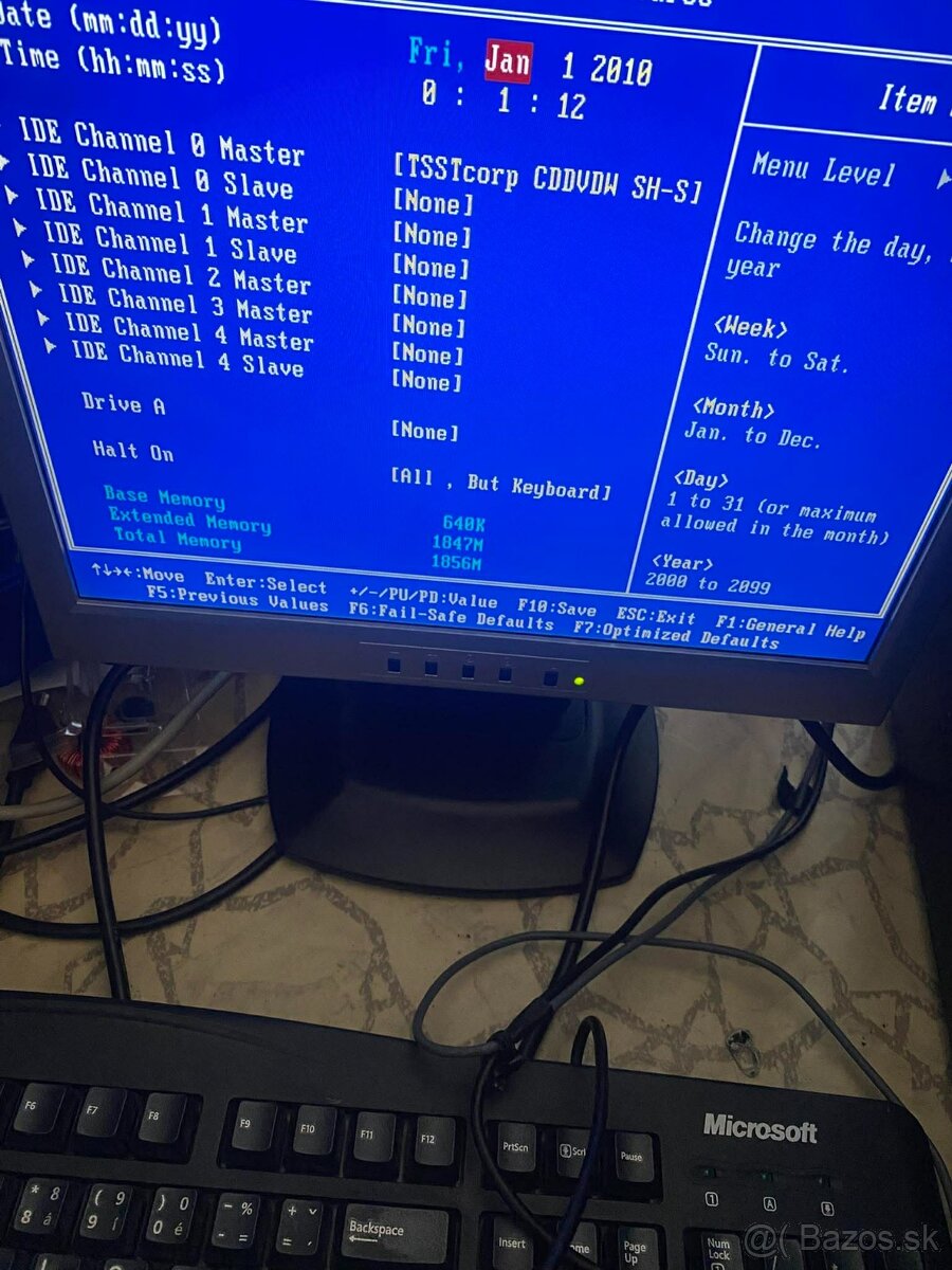 Predám komplet kancelárski pc z Intel cereon 2gb ram bez hdd - 2