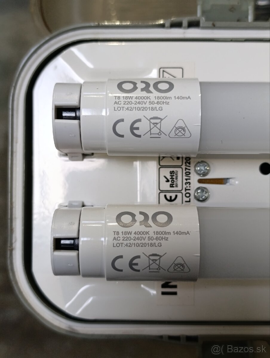 LED lampy 2 x 18W. - 2