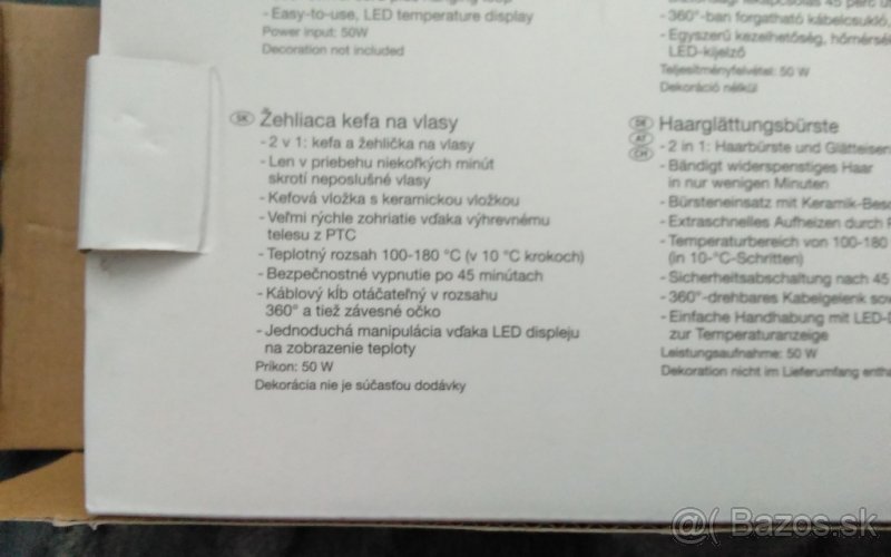 predám žehliacu kefu na vlasy - 2