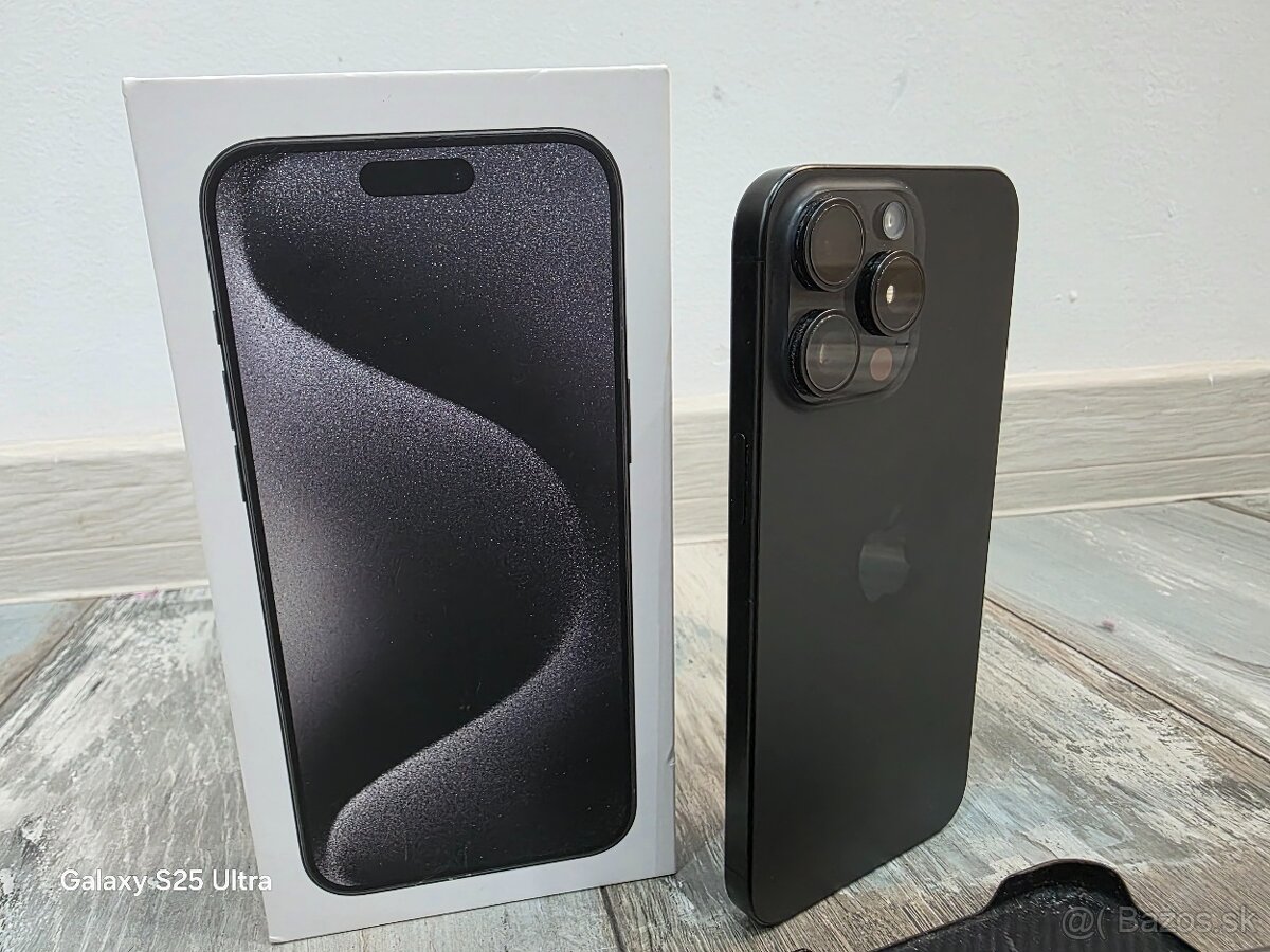 Apple iPhone 15 pro Max Black Titanium 256GB - 2