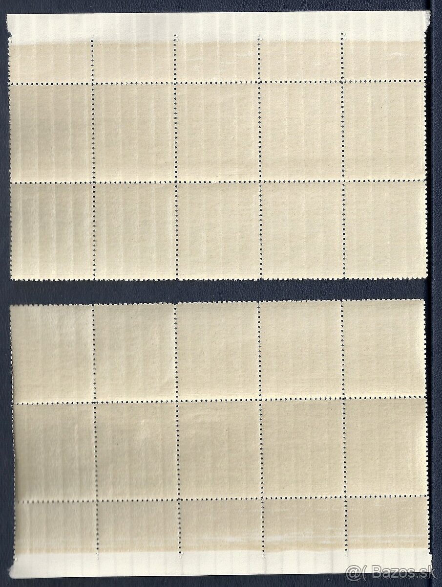 Známky, zbierka, bloky Zborov 1937, ČSR I - 2