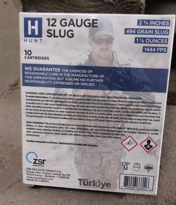 Strelivo American Sniper 12 Gauge, 494 grs, 12/70-76mm - 2