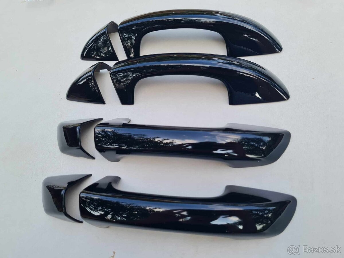 ČIERNE krytky klučiek - ŠKODA VOLKSWAGEN SEAT - 2
