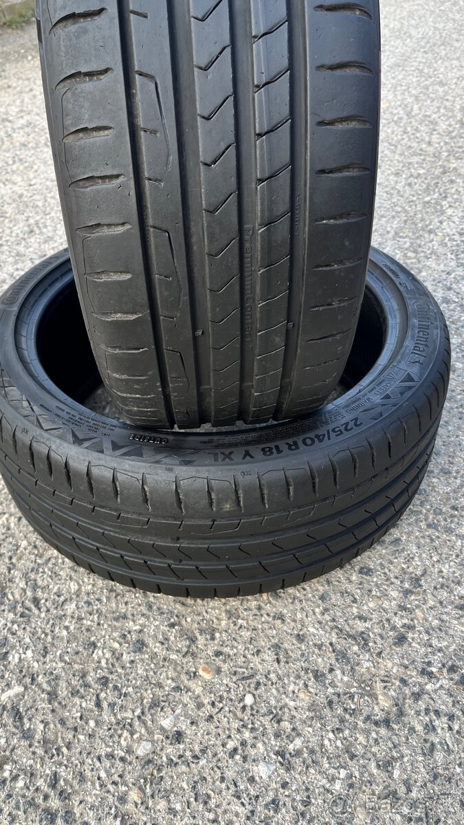 2x letné pneu 225/40 r18 Continental - 2