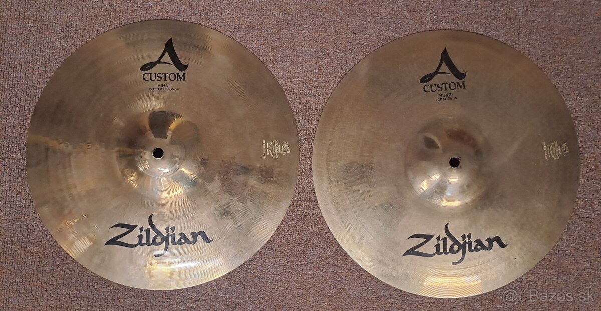 14" A custom hihat Zildjian - 2