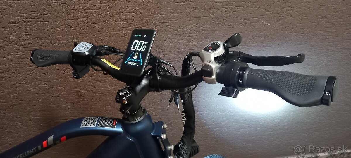 elektrický bicykel - Samebike RS A1, modrý - 2