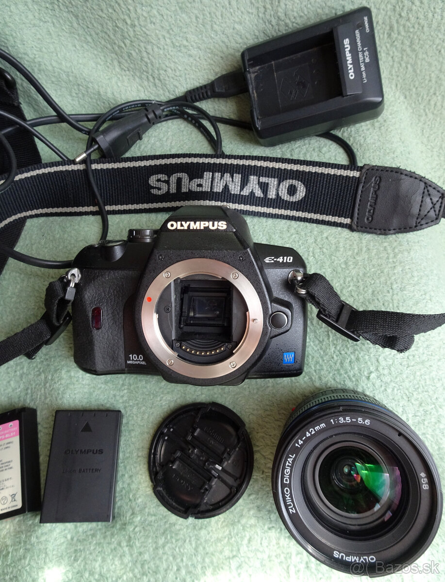 Predám digit. zrkadlovku OLYMPUS E-410-komplet. - 2