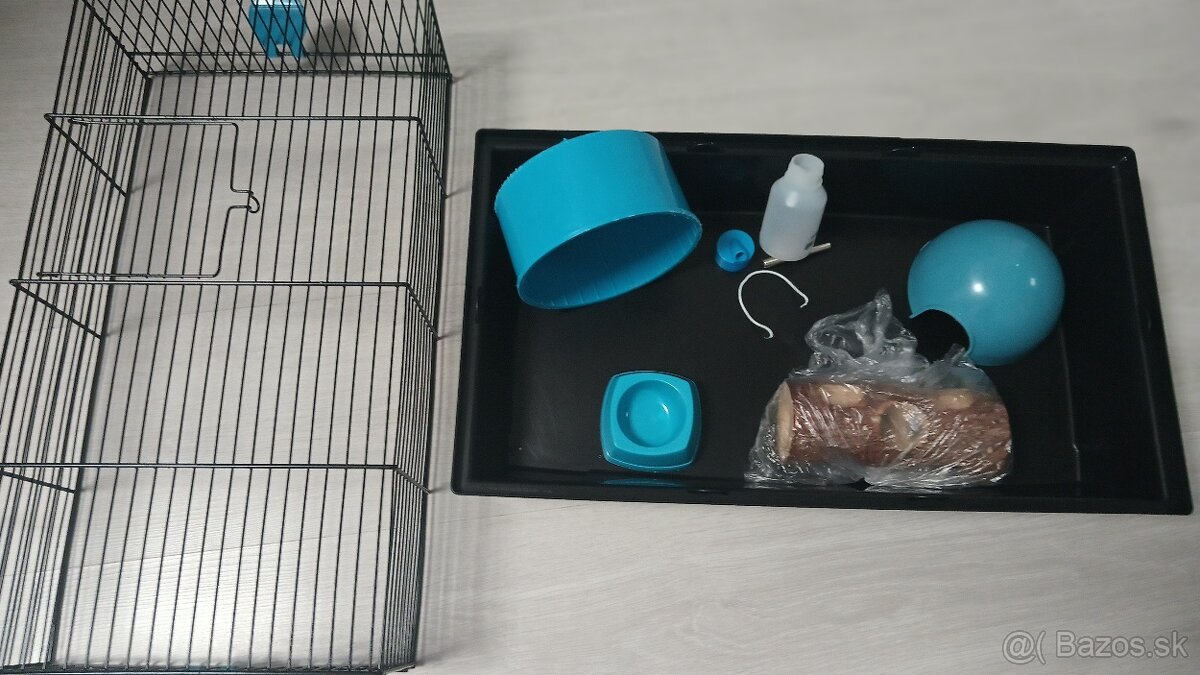 ZĽAVA Predám klietku s výbavou pre škrečka - 2