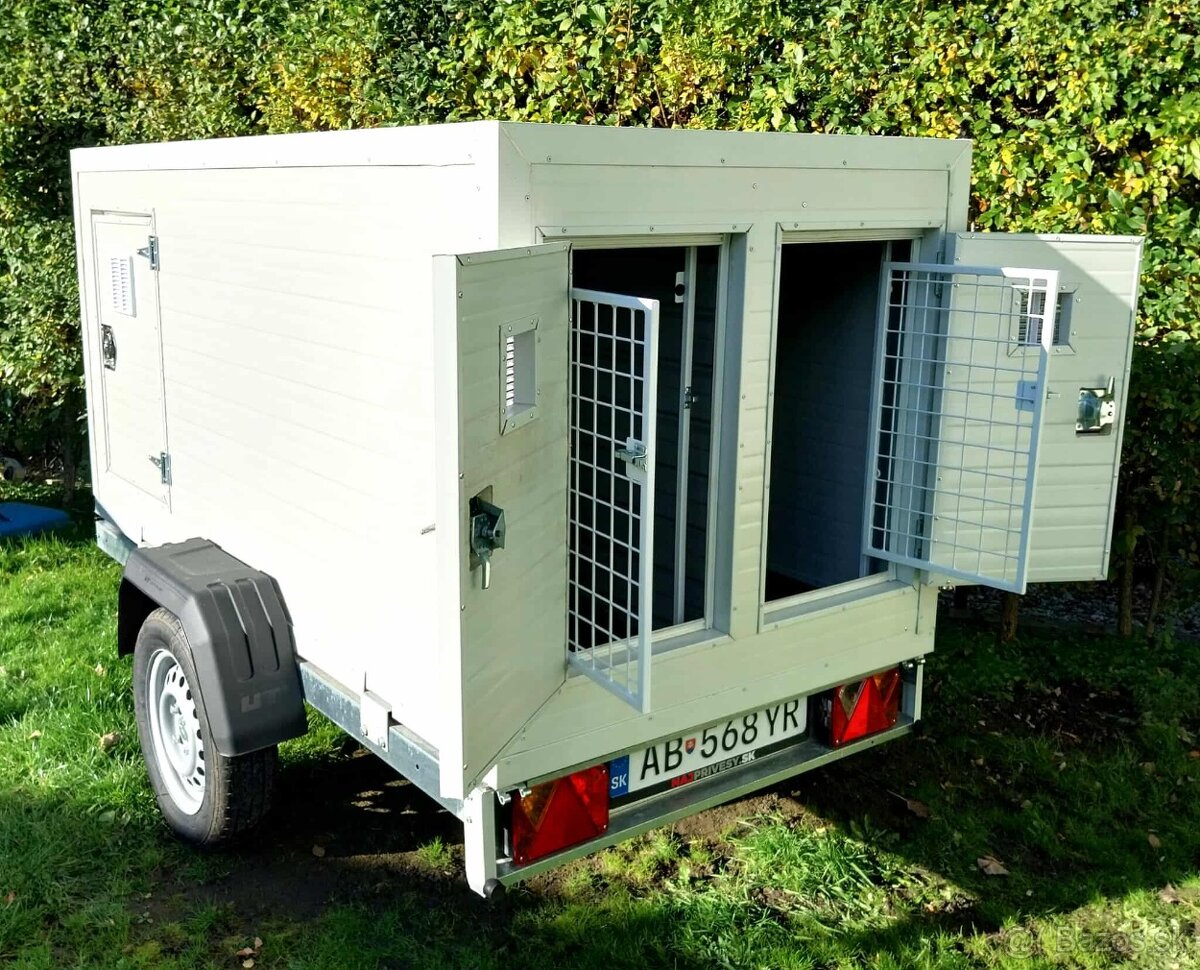 Príves/Vozík na prepravu 4 psov. - 2