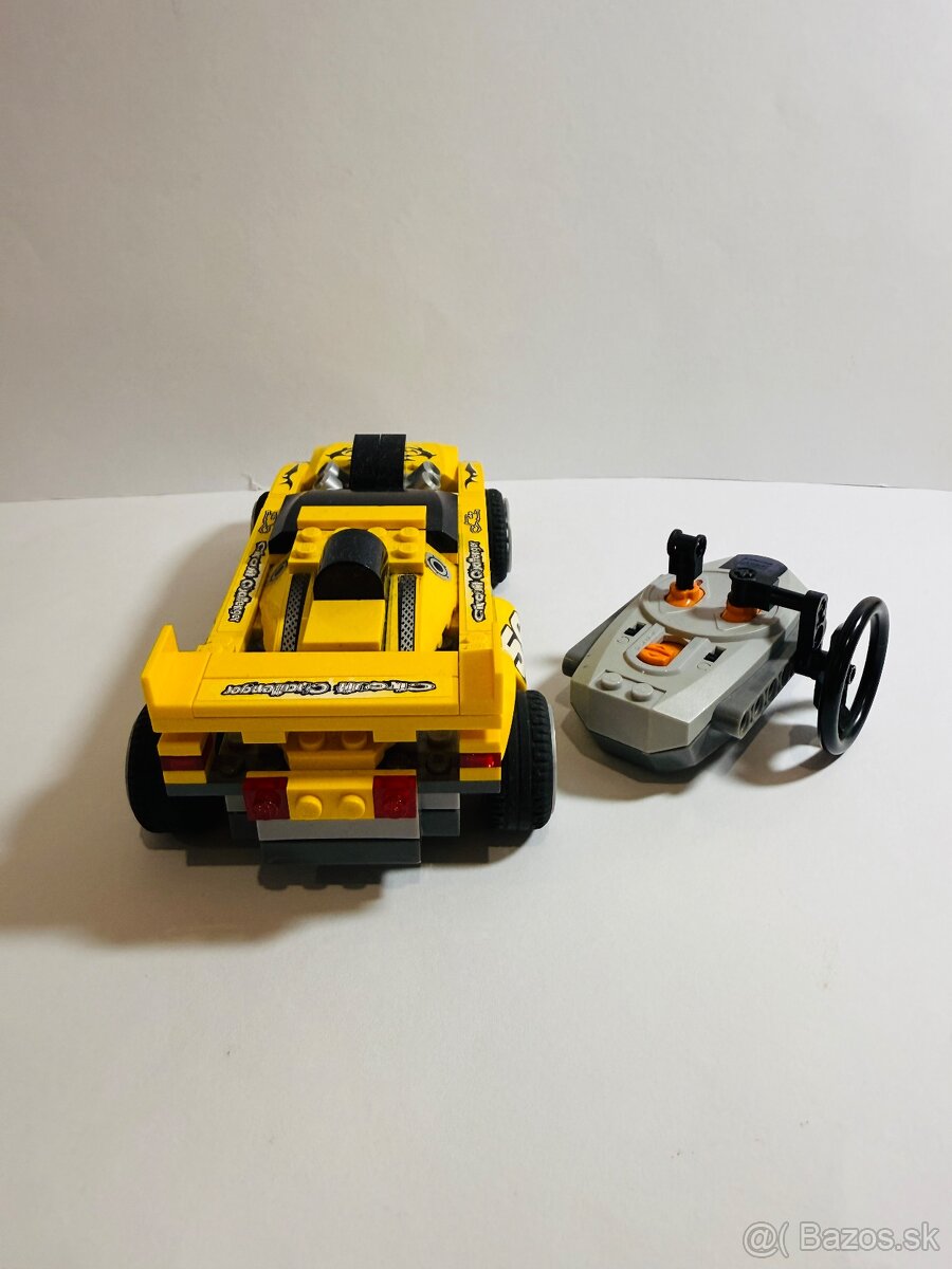 LEGO RC auto #56 + ovládač (žlté pretekárske) 🏁 - 2