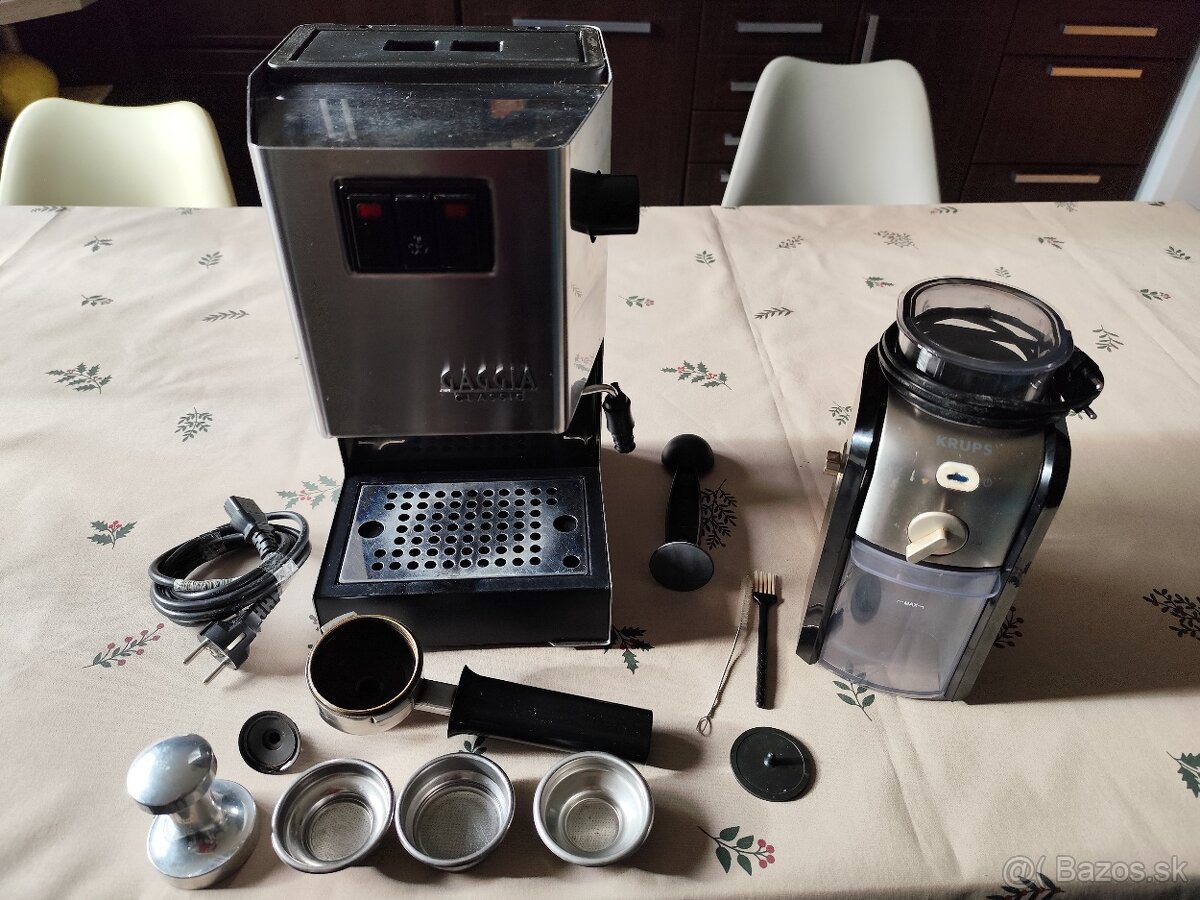 Pákový kávovar Gaggia Classic s mlynčekom - 2