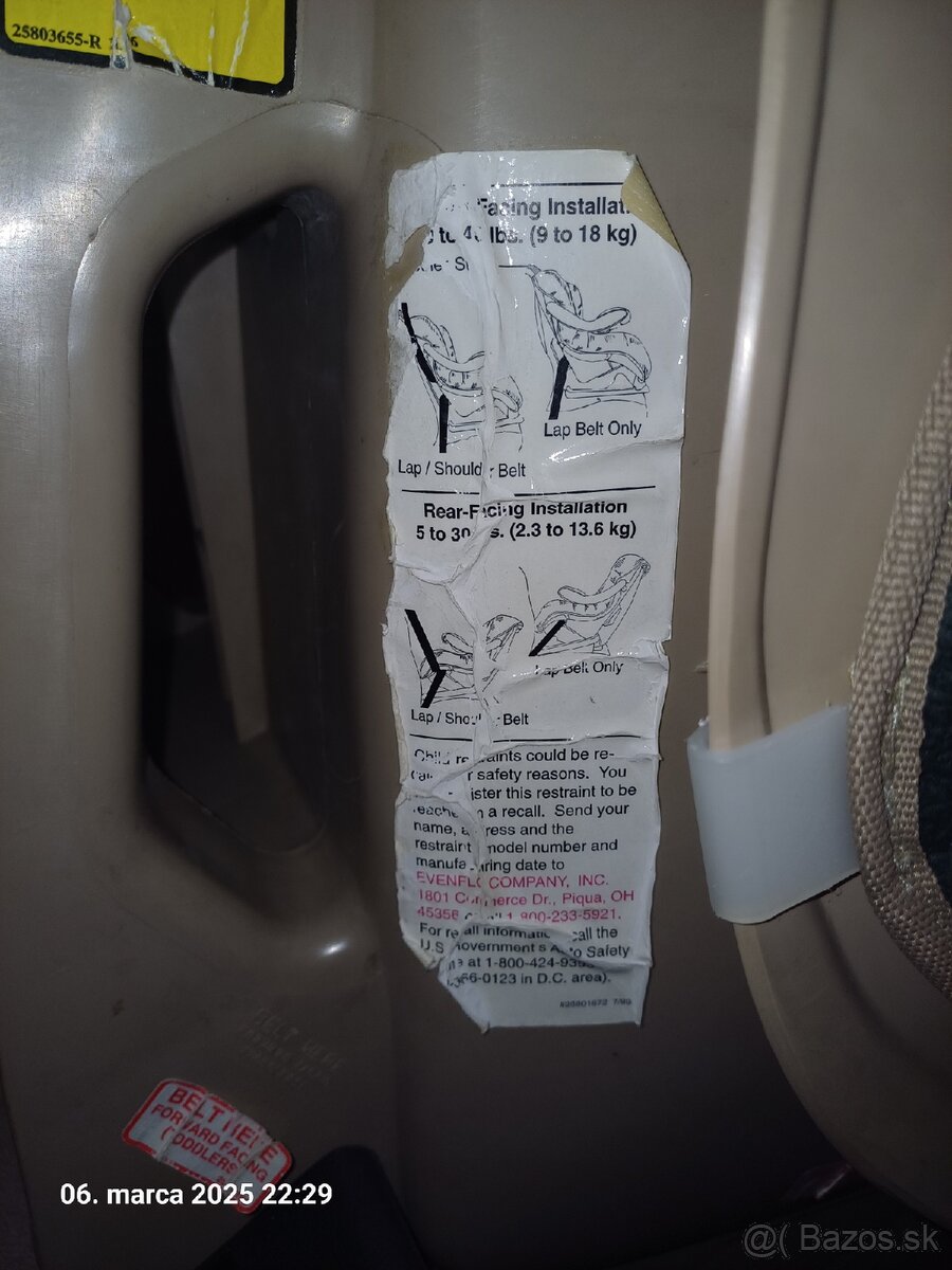 Detská autosedačka - 2