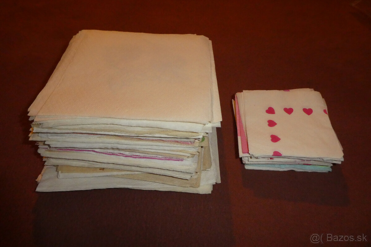 sestrina zbierka obrúskov - servítkov - 2