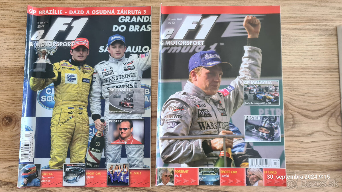 Casopisy formule, formula 1,ef1 - 2