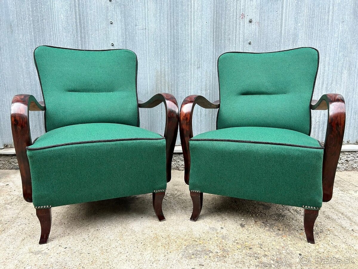 art deco kreslá - F172 - 2