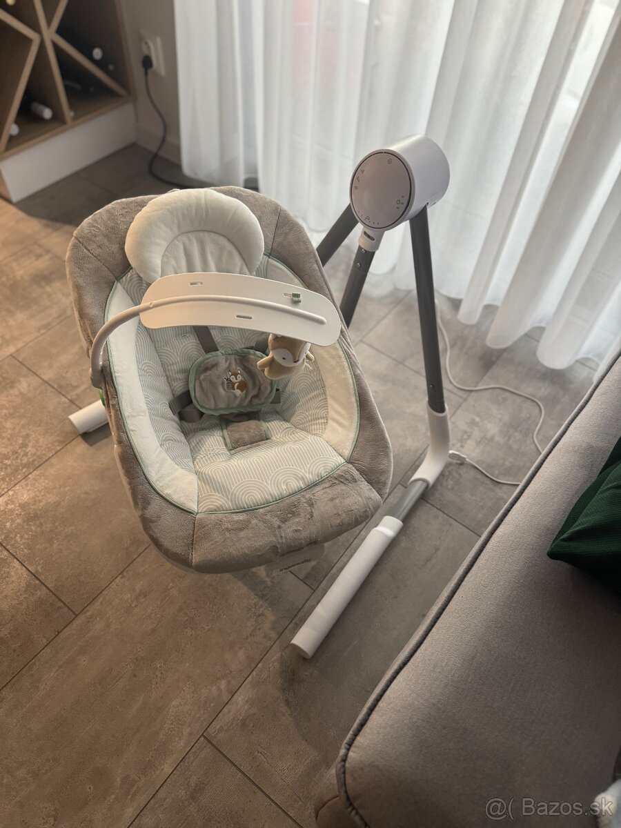 INGENUITY Hojdačka vibrujúca s melódiou USB Dual-Direction A - 2