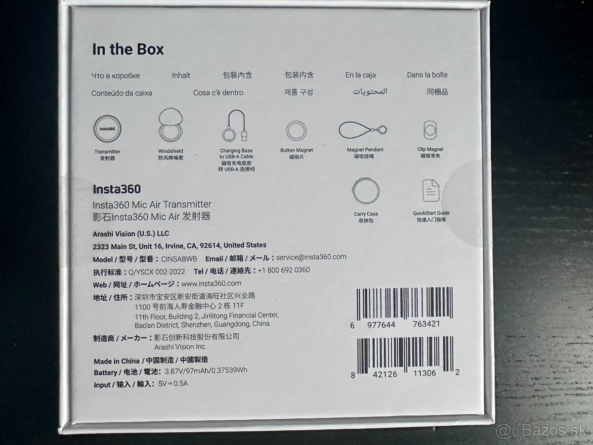 NOVÝ - Insta360 Mic Air - 2