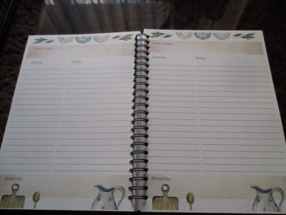 Zápisník receptov formát A 5 - 2