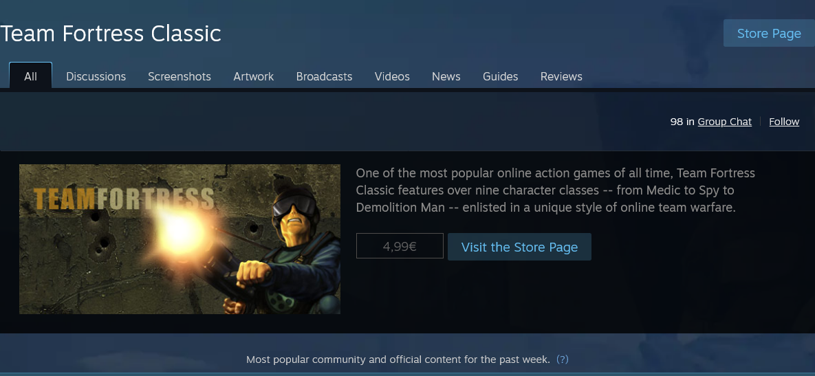 Predám (online) game Team Fortress Classic - 2