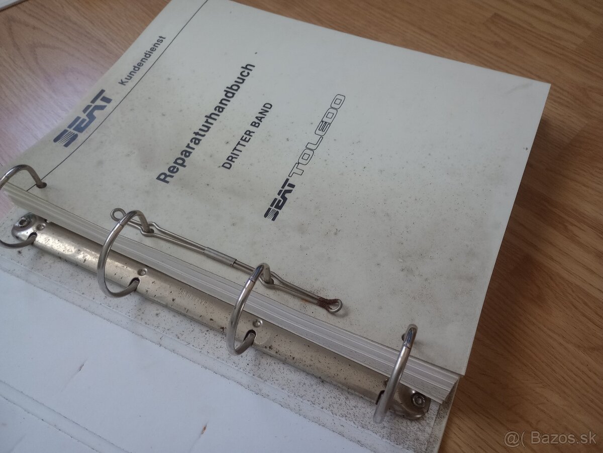 dielenská príručka SEAT TOLEDO 1991 -, 3. zväzok - 2