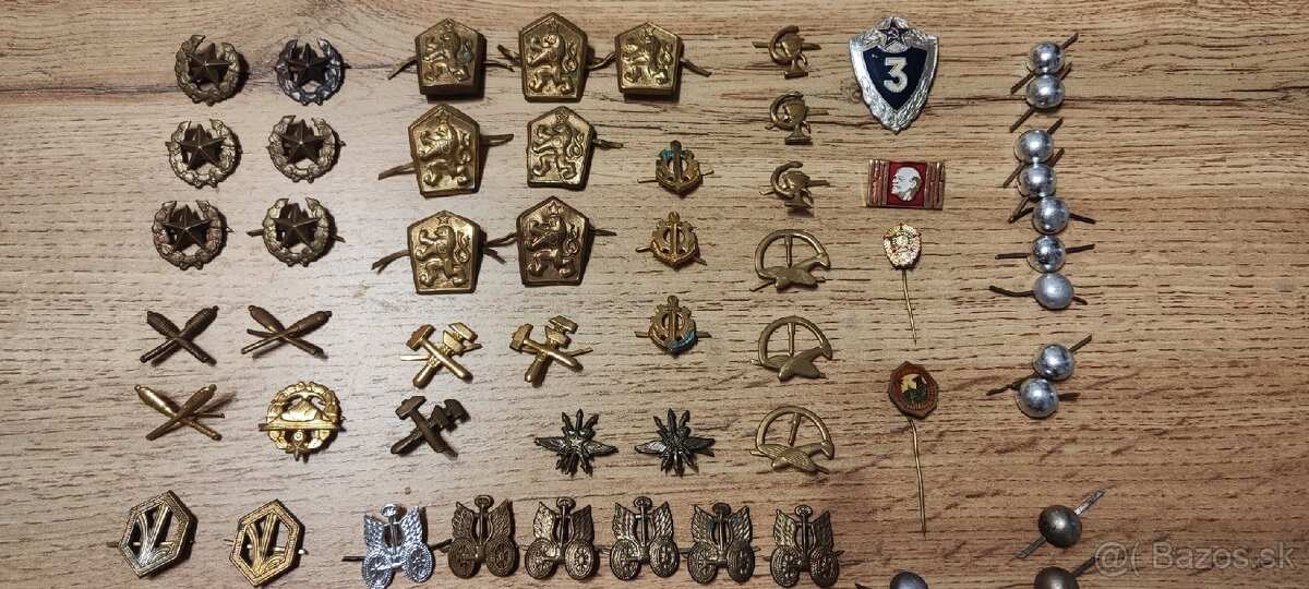 Odznaky CSSR CSLA OSSR - viac kusov - 2