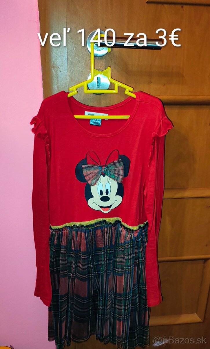 Šaty s dlhým rukávom veľ.140 - 2