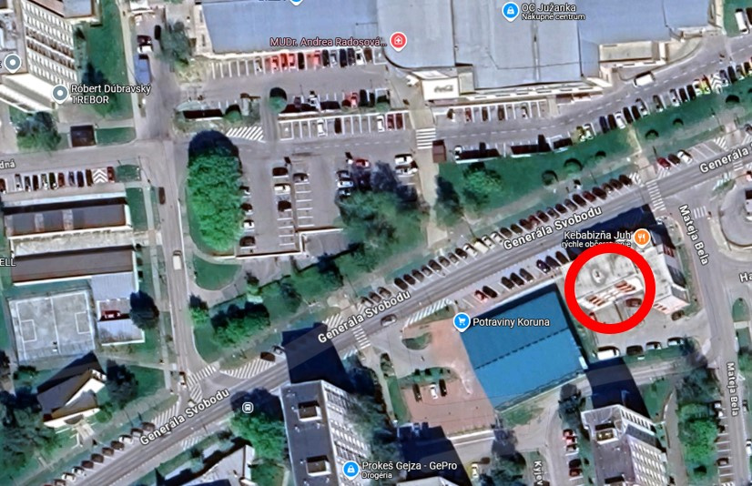 garazove parkovacie miesto sidlisko JUH - 2