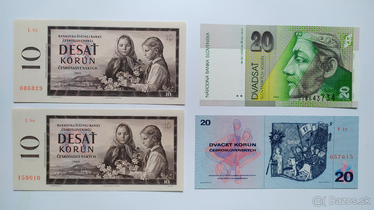 Bankovky v UNC - 2